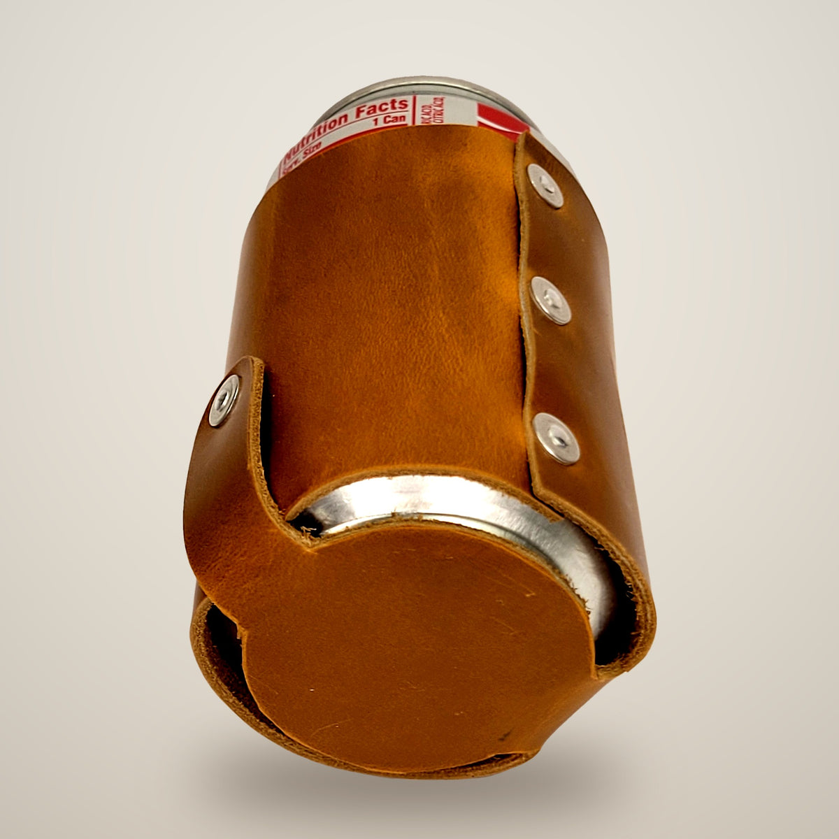 Leather Coo Z – Standard – smooth tan, aluminum rivets