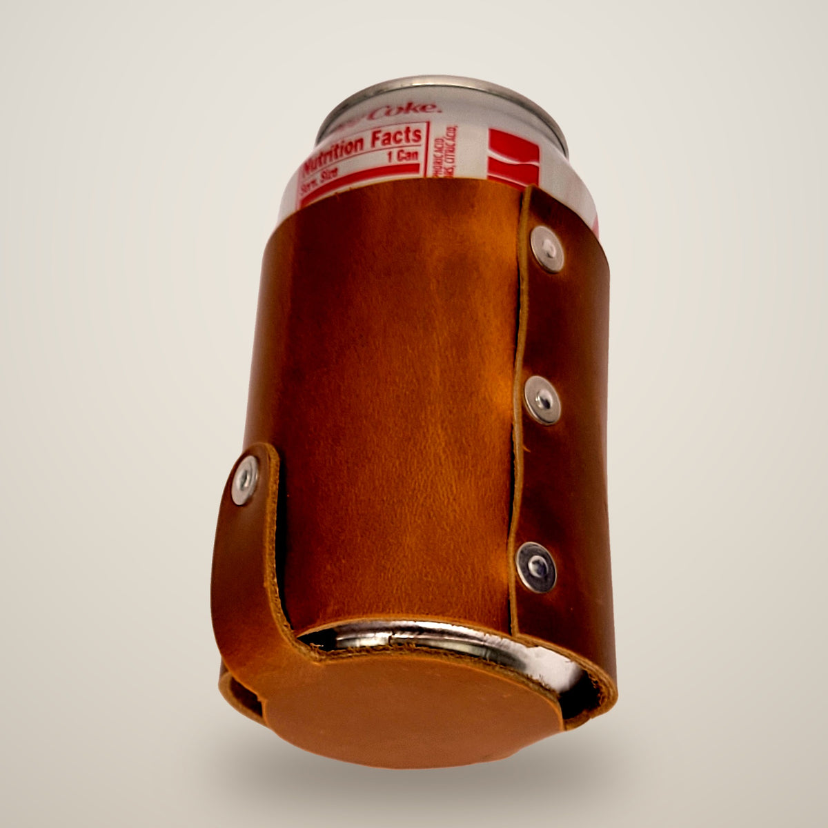 Leather Coo Z – Standard – smooth tan, aluminum rivets