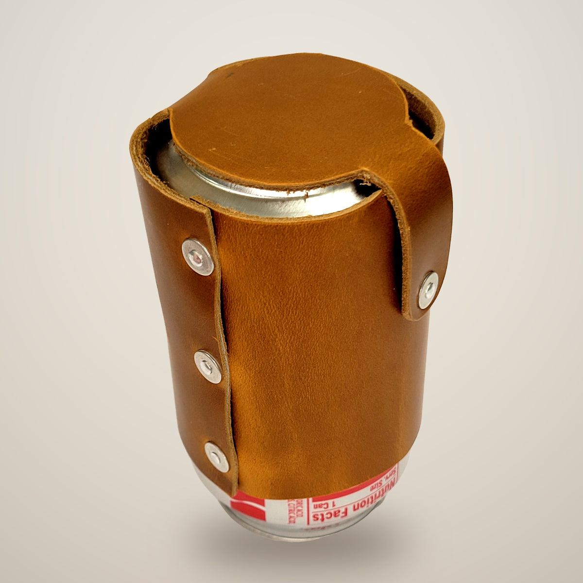 Leather Coo Z – Standard – smooth tan, aluminum rivets
