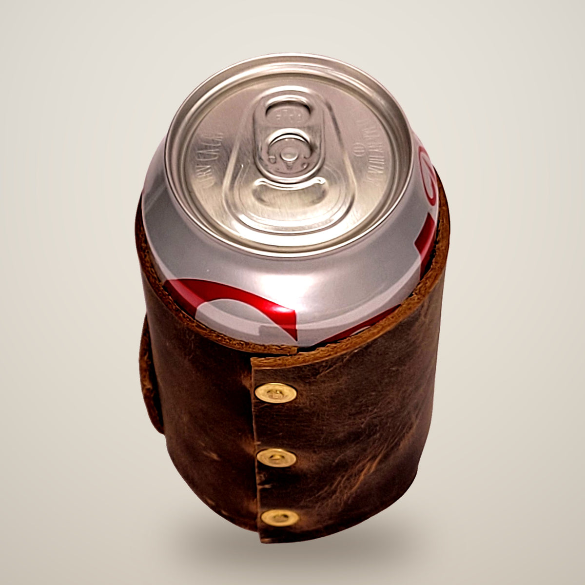 Leather Coo Z – Standard – brown, brass rivets