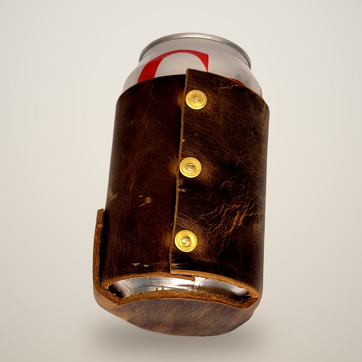 Leather Coo Z – Standard – brown, brass rivets