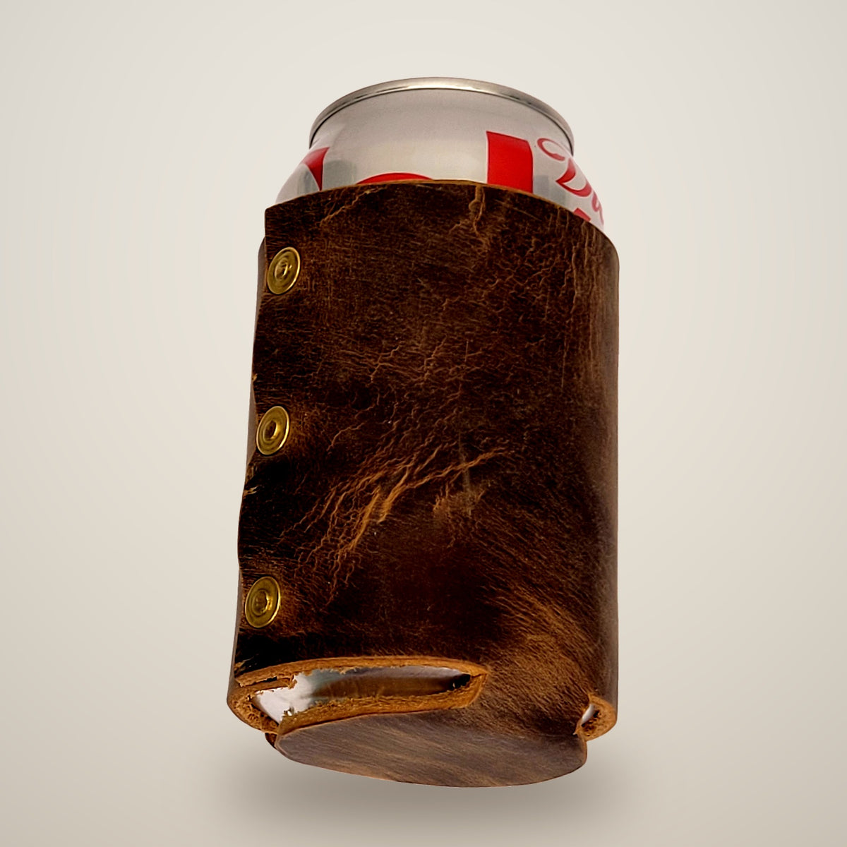 Leather Coo Z – Standard – brown, brass rivets