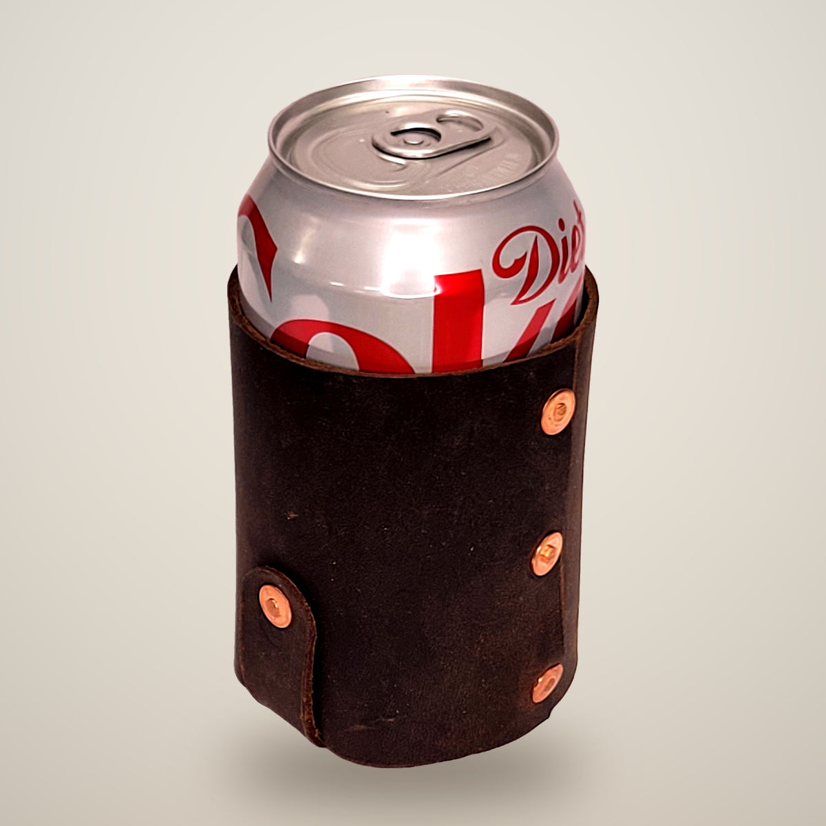Leather Coo Z – Standard – chocolate, copper rivets