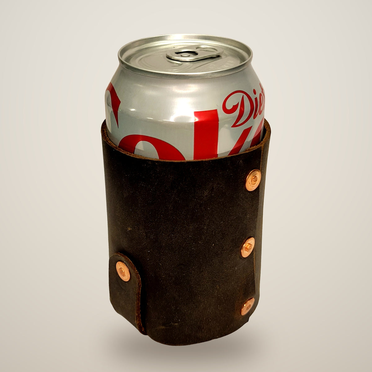 Leather Coo Z – Standard – chocolate, copper rivets