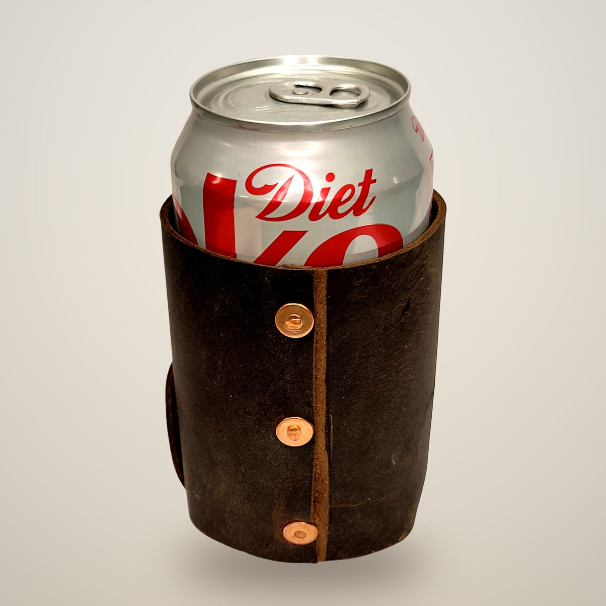 Leather Coo Z – Standard – chocolate, copper rivets