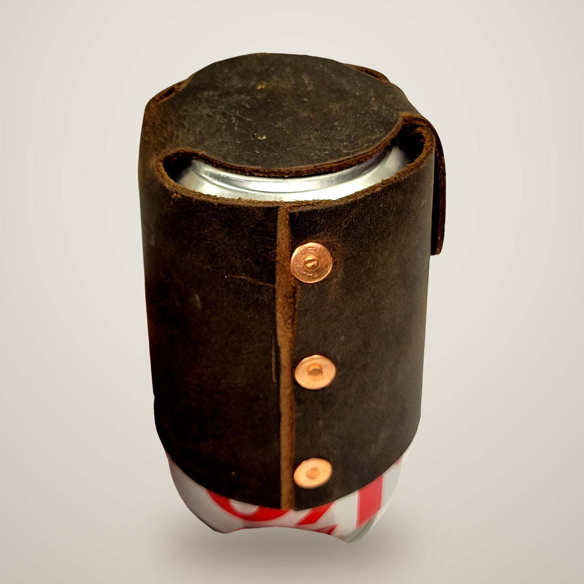 Leather Coo Z – Standard – chocolate, copper rivets