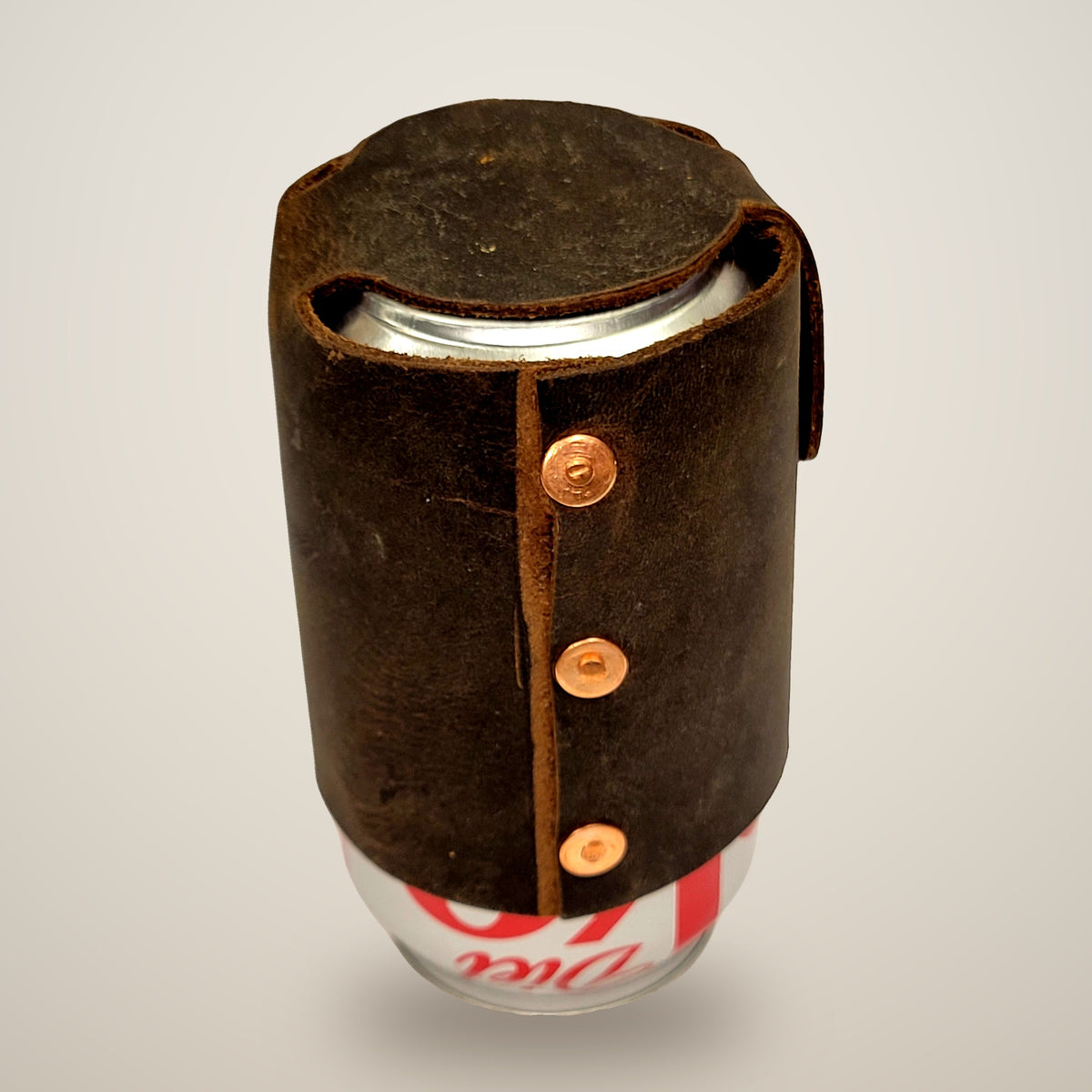 Leather Coo Z – Standard – chocolate, copper rivets