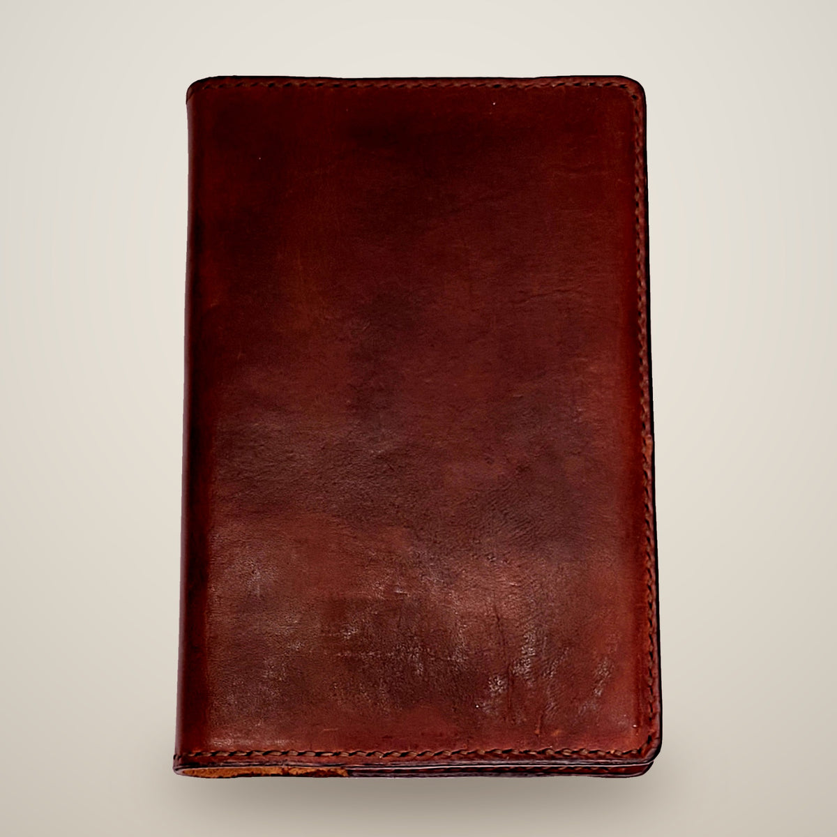 Medium Leather Notebook Cover (Sketchbook Included) – Brown / dark brown thread