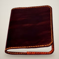 Chocolate, light brown panels / tan thread