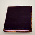 Black, brown panels / tan & dark brown thread