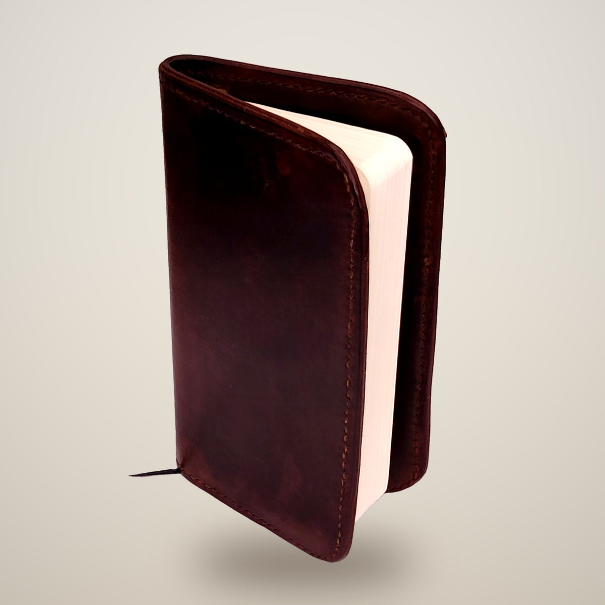 Skinny Leather Notebook Cover (Notebook Included) – Brown