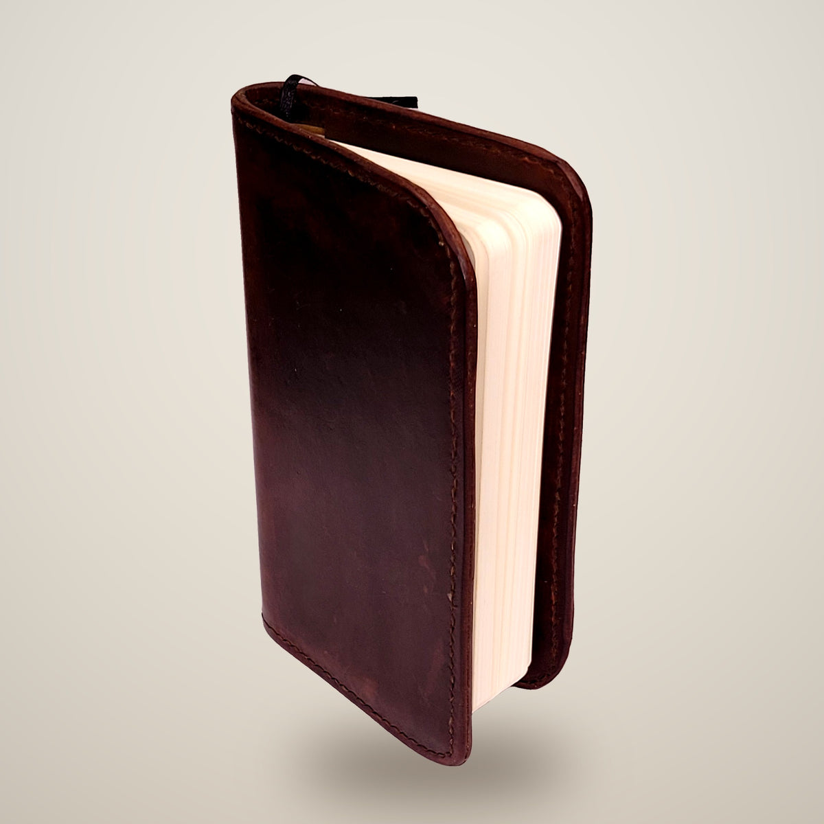 Skinny Leather Notebook Cover (Notebook Included) – Brown
