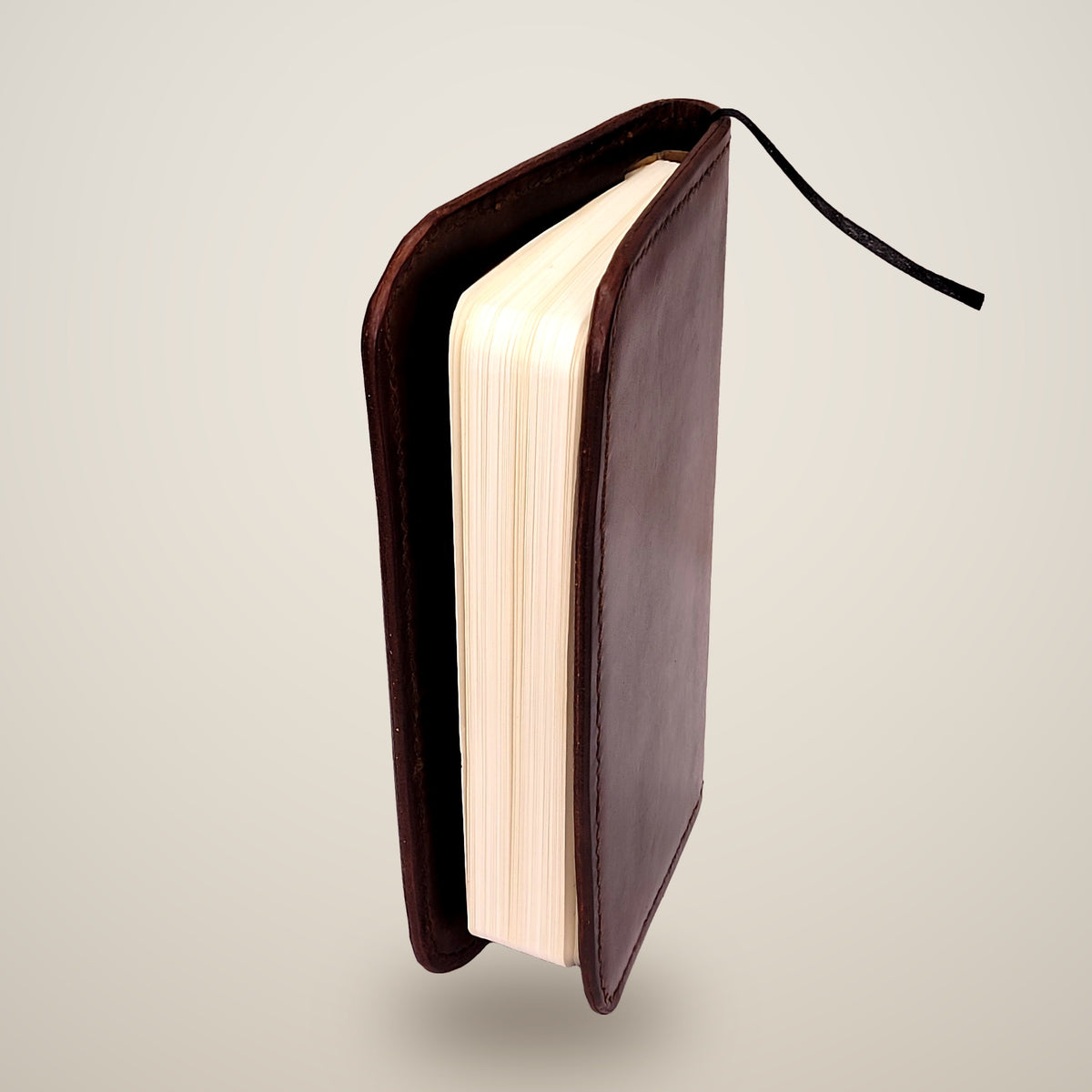 Skinny Leather Notebook Cover (Notebook Included) – Brown