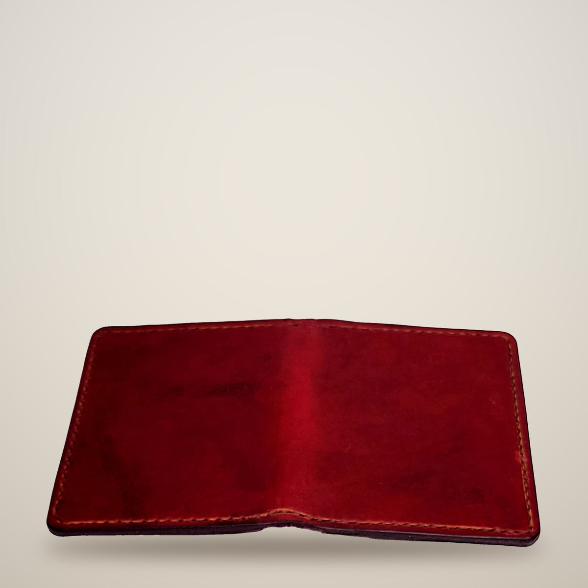 Four-Slot Wallet – Dark red, black panels