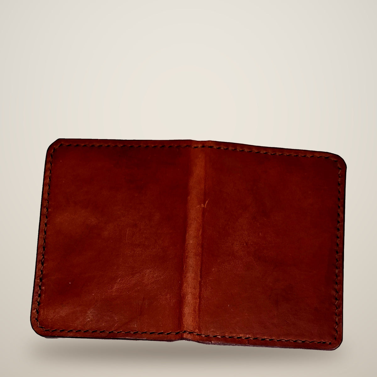 Four-Slot Wallet – Brown, tan & black panels