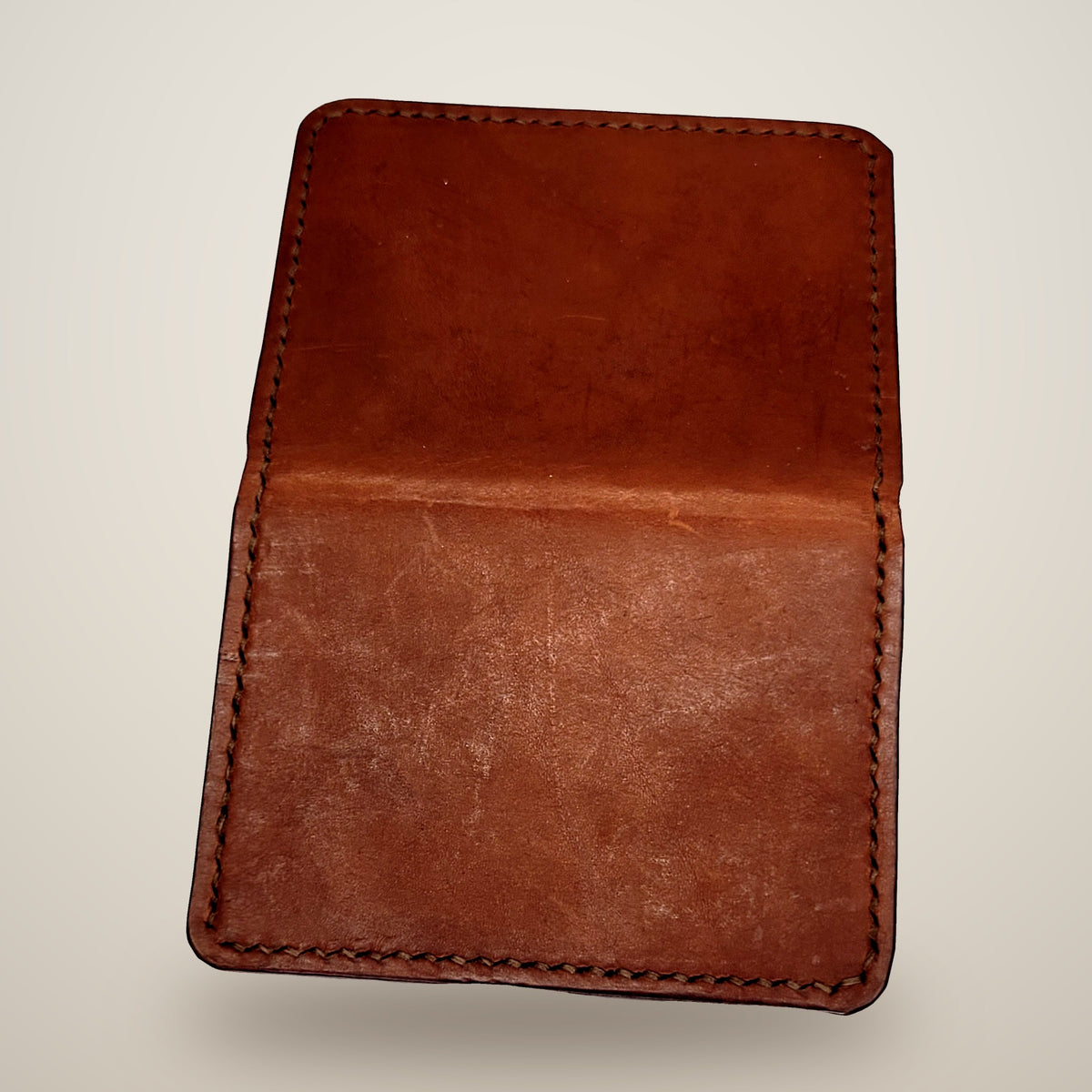 Four-Slot Wallet – Brown, tan & black panels