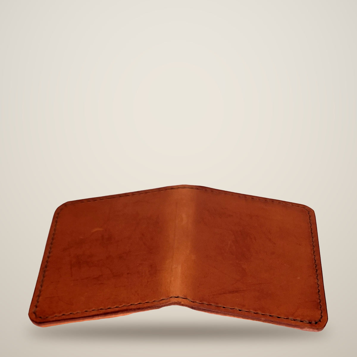 Four-Slot Wallet – Brown, natural panels