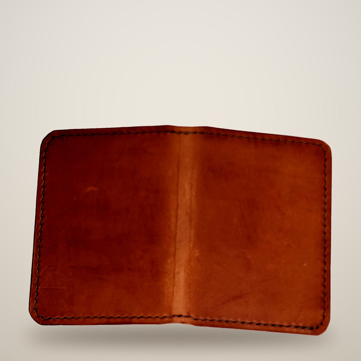 Four-Slot Wallet – Brown, natural panels