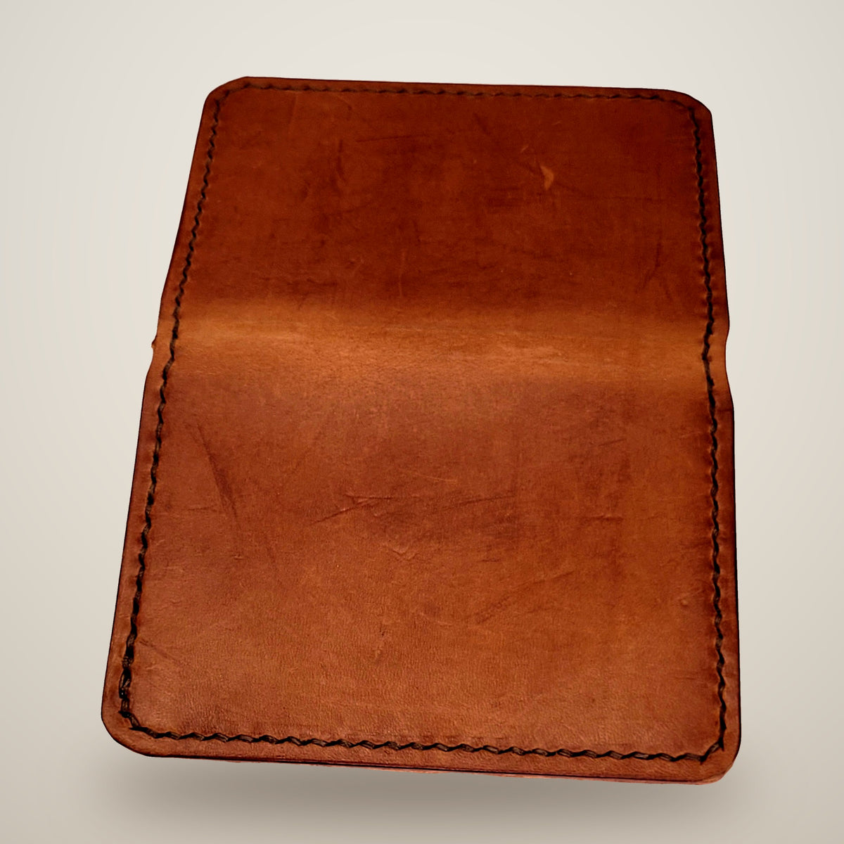 Four-Slot Wallet – Brown, natural panels
