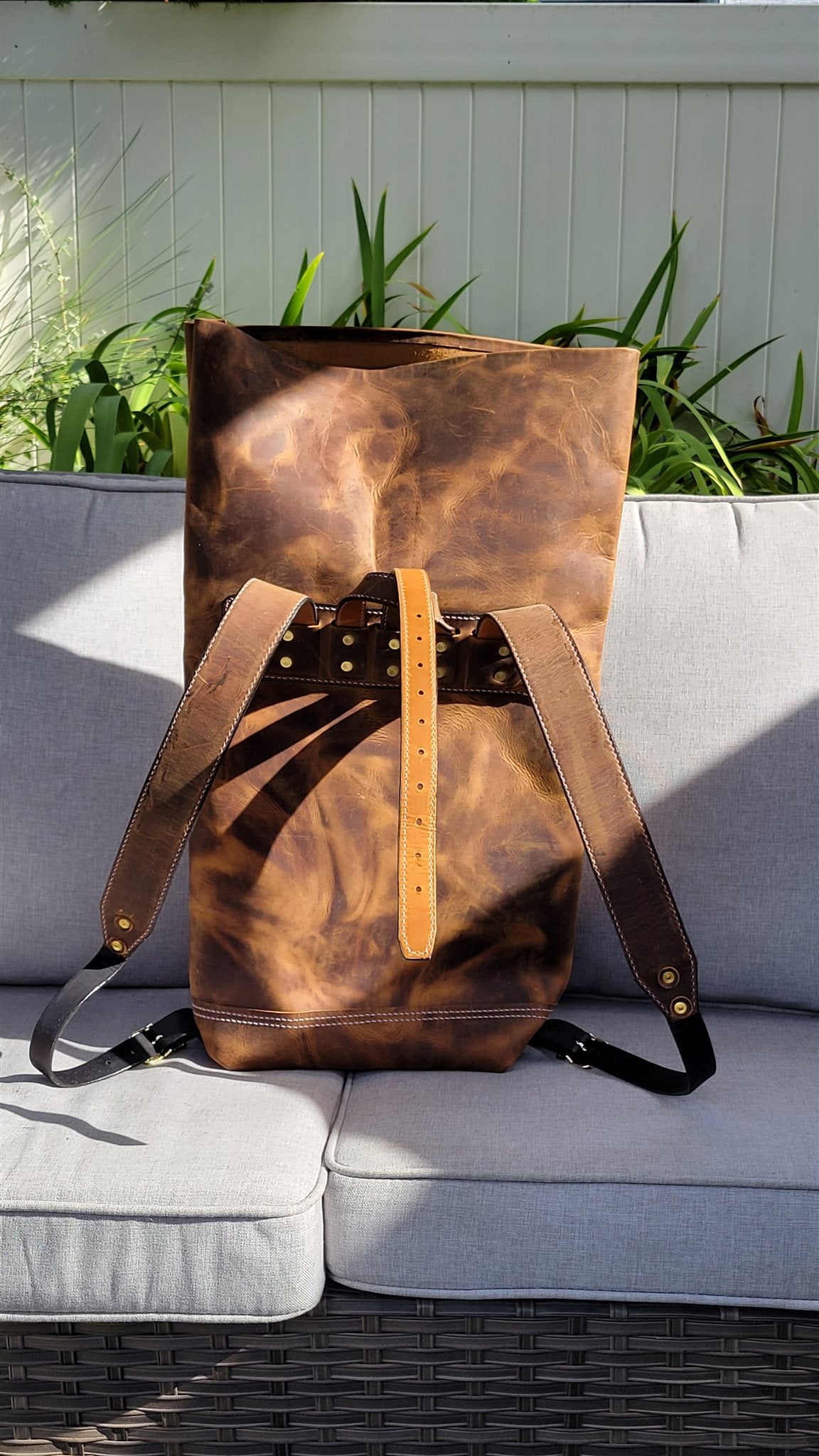 Traveller Roll-Top Backpack – Honey – photo 11