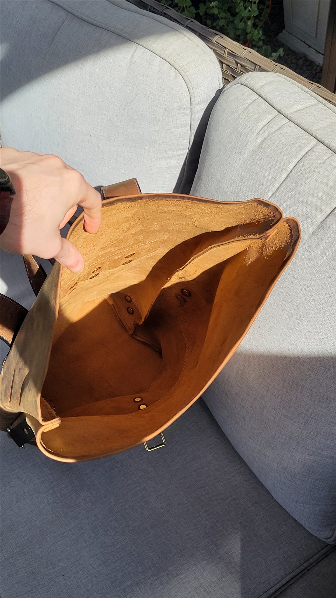 Traveller Roll-Top Backpack – Honey – photo 12