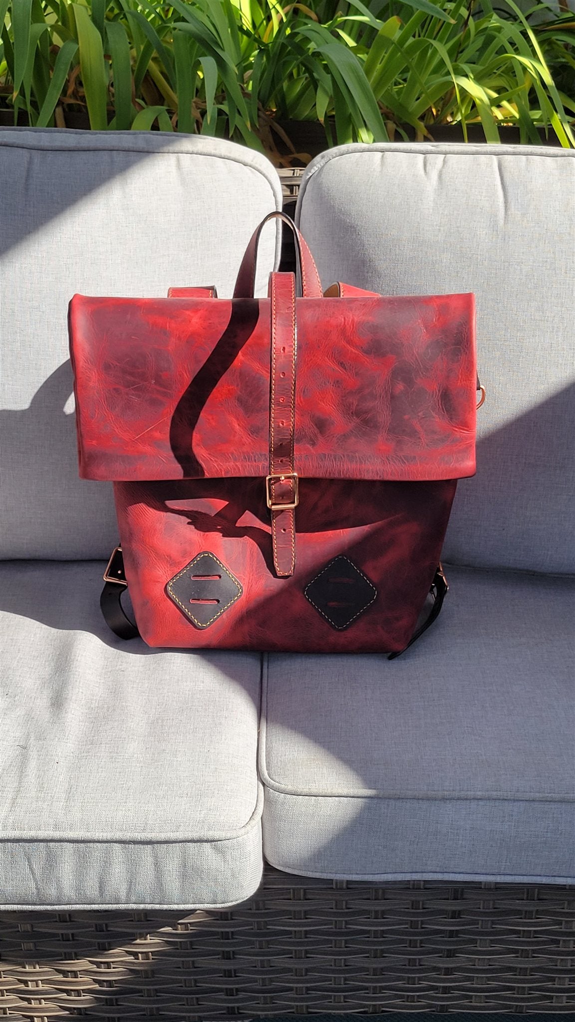 Traveller Roll-Top Backpack – Volcano – photo 1