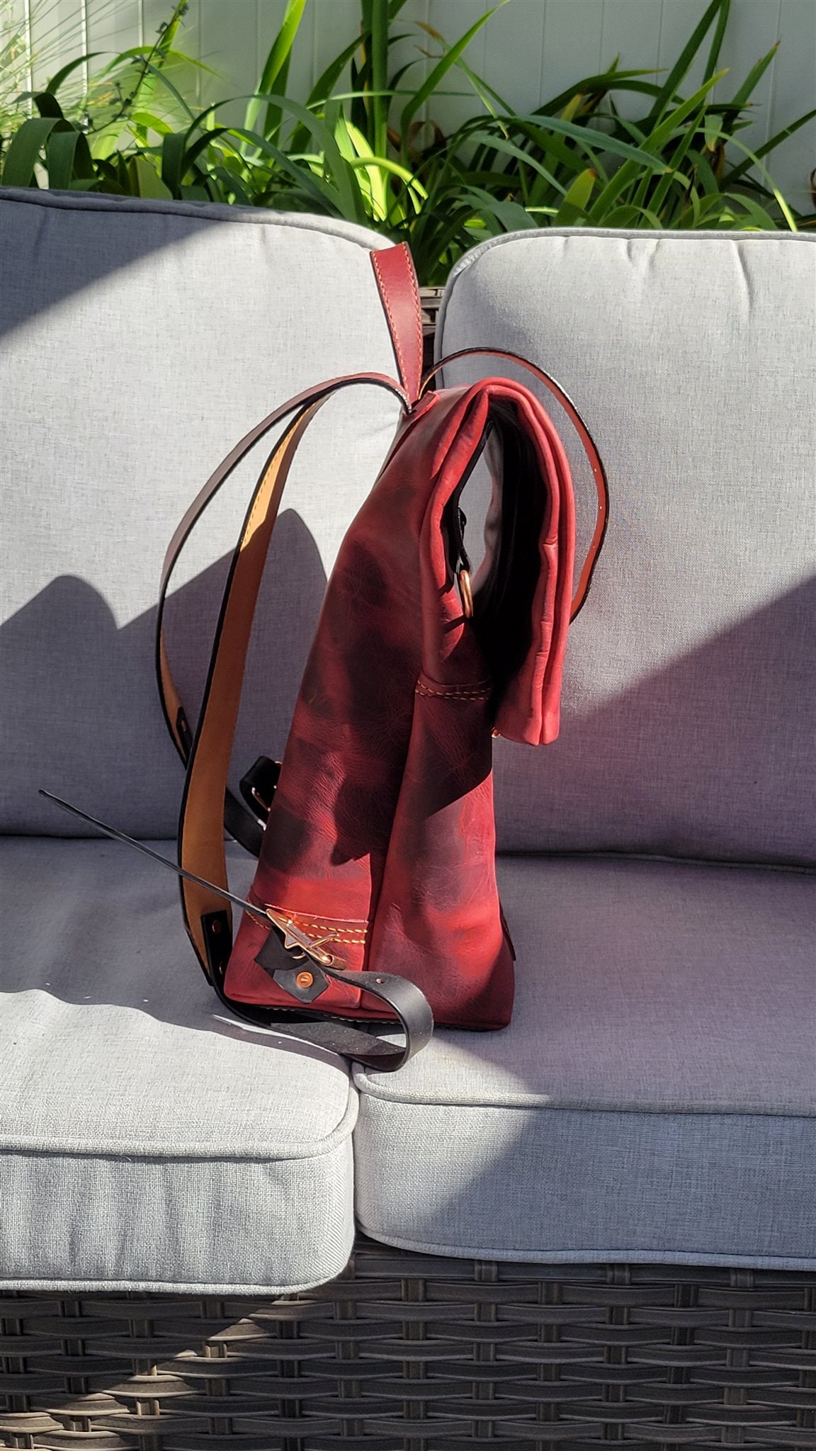 Traveller Roll-Top Backpack – Volcano – photo 2