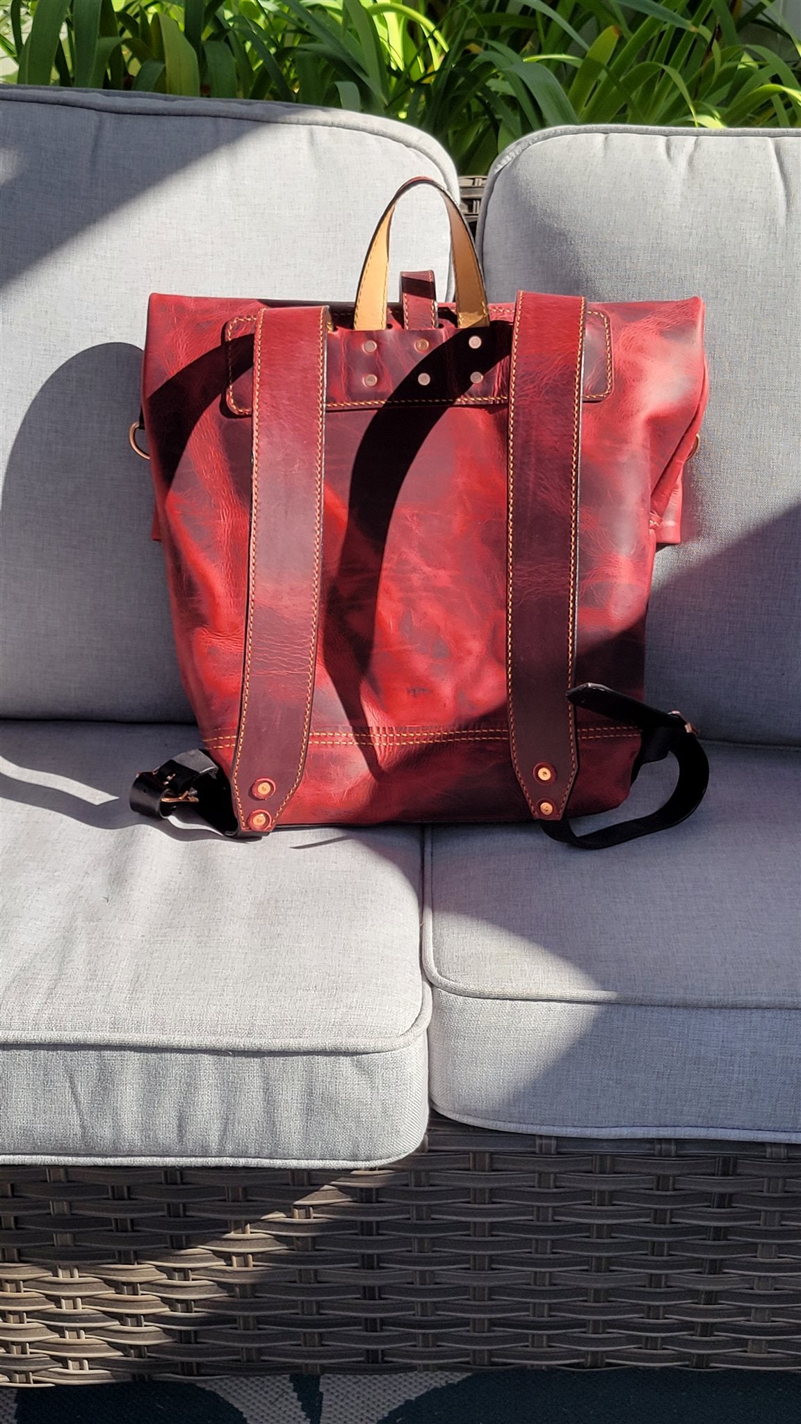 Traveller Roll-Top Backpack – Volcano – photo 4
